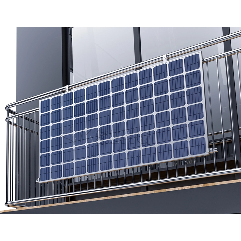 Apartment Balcony Easy Solar Kit Solar Panel Mount Hanger Wall Mounting Solar Panel Balcony Bracket