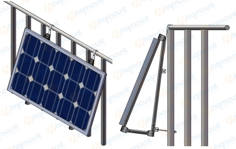 Easily Install Apoyo Solar Balcony Panel Mounting Bracket Suitable for Solar Rack