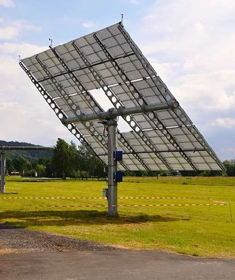 Inseguitore solare a doppio asse Sistema di inseguimento fotovoltaico Inseguitore intelligente Energia solare silenziosa